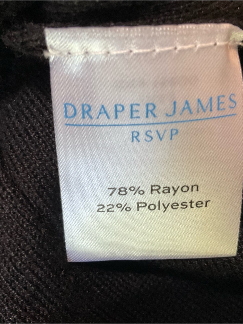 Draper James RSVP Black Pleated Sweater Dress Long Sleeve Size Small NWT - Picture 10 of 11